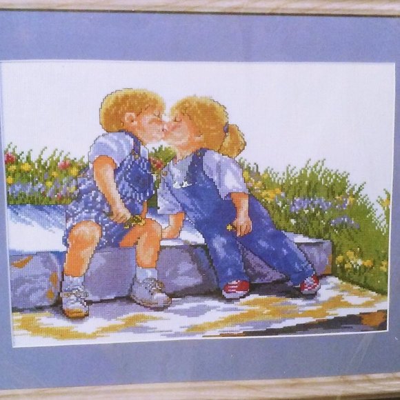 Design Works #9839 Counted Cross-Stitch Kit 'Young Love' Judy Cooley New NIP - Picture 2 of 5